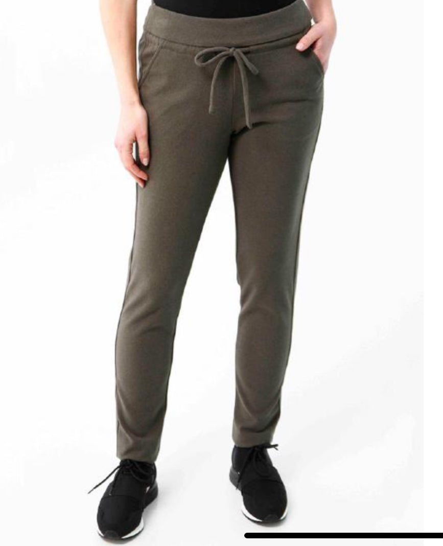 Gina micro fleece elastic waist jogger pant