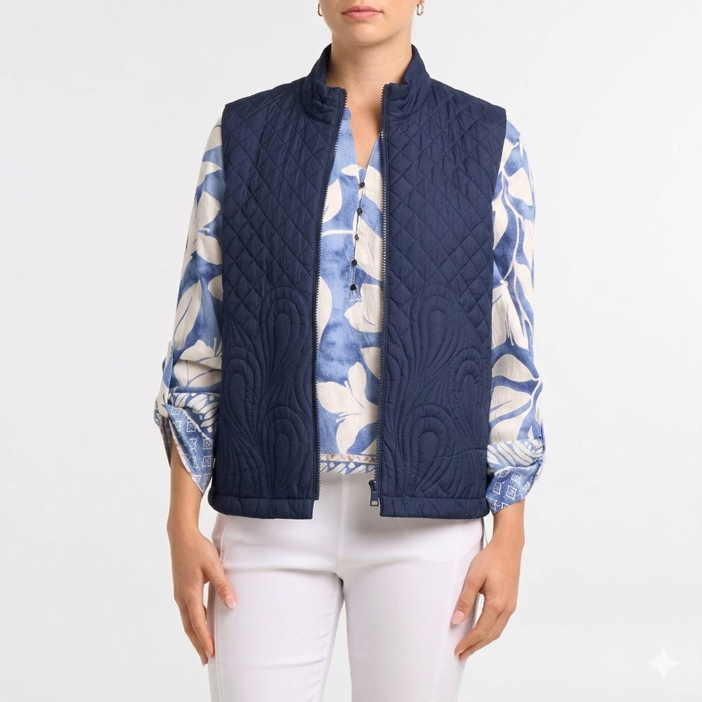 Artisan Paisley Quilted Vest