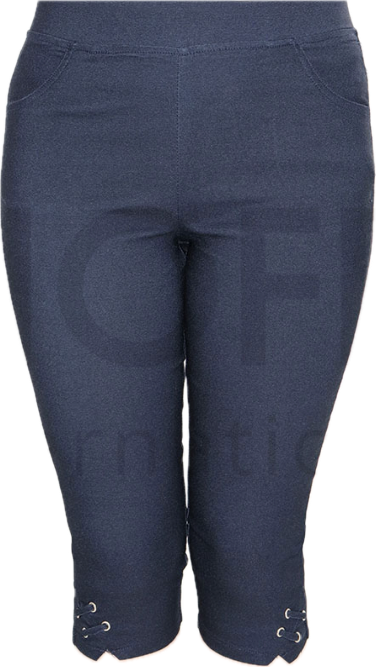 Liisa contour waist capri with pockets