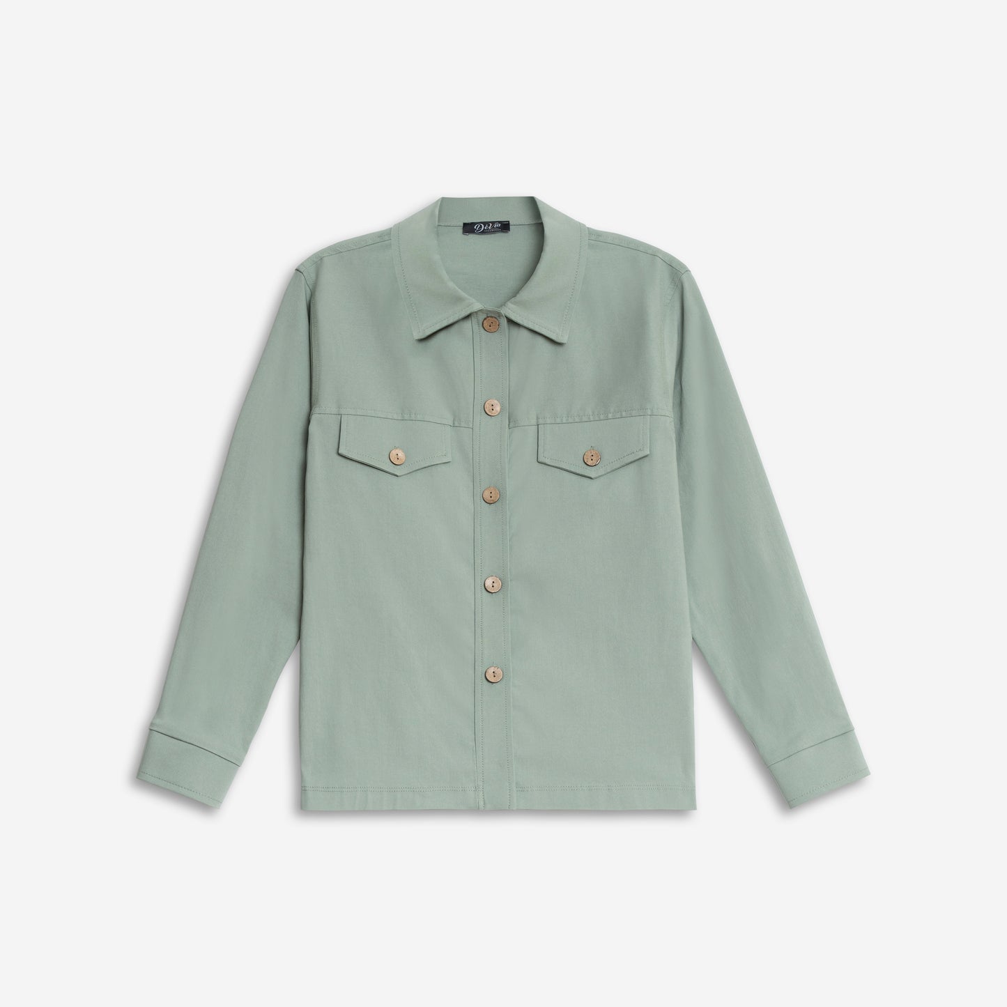 Stretch jean jacket with pockets