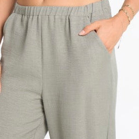 Lindsay cropped air-flow wide leg pant