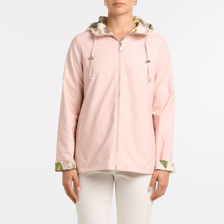 Reversible Floral All-Weather Jacket