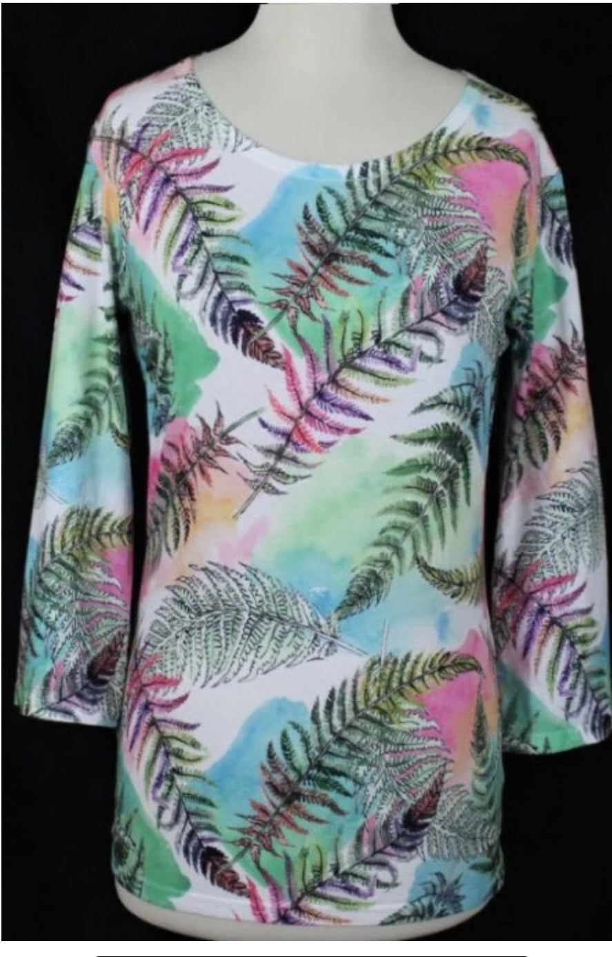 London printed crewneck top