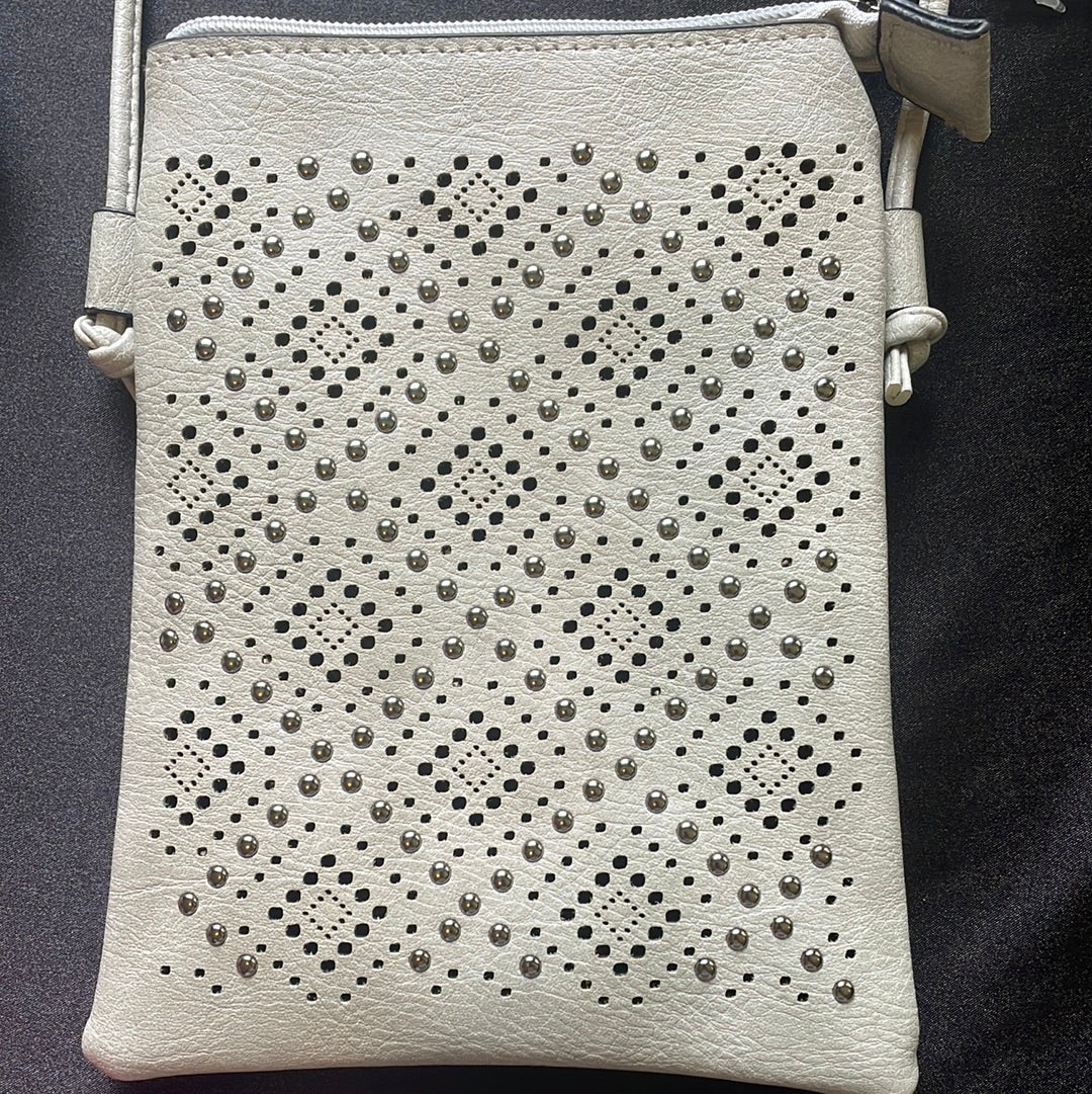 Cross body faux leather purse