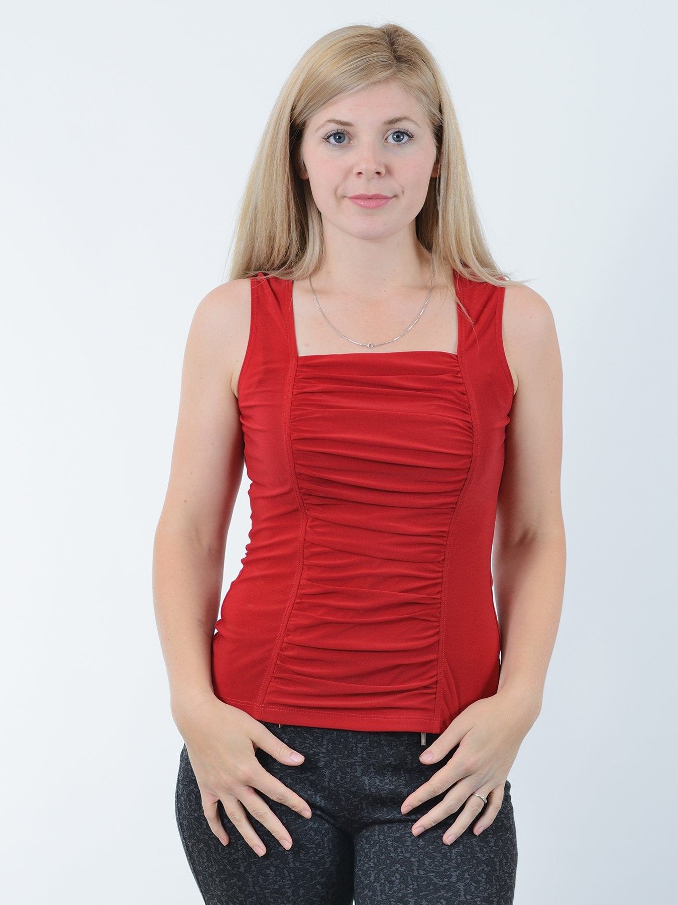 Stephanie cami top with rouging