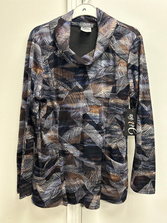 Originals cowl neck top in autumn print
