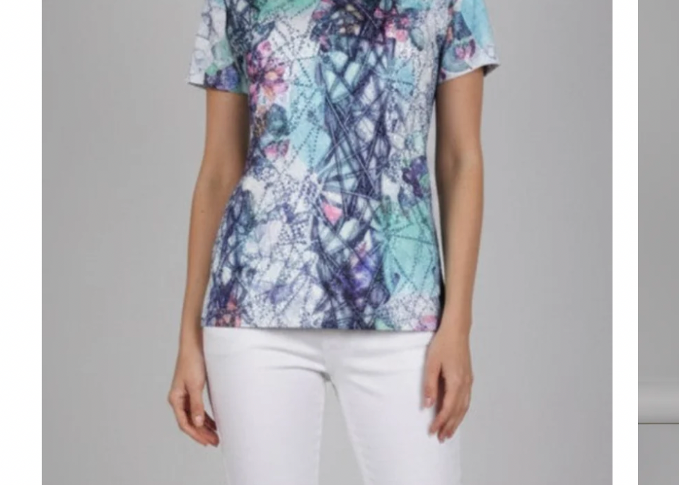 London Celestial Short Sleeve Top 23-3318