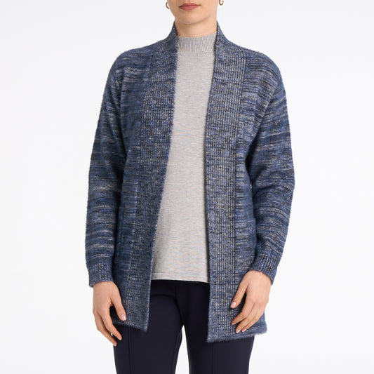 Ella Eyelash ombre cardigan