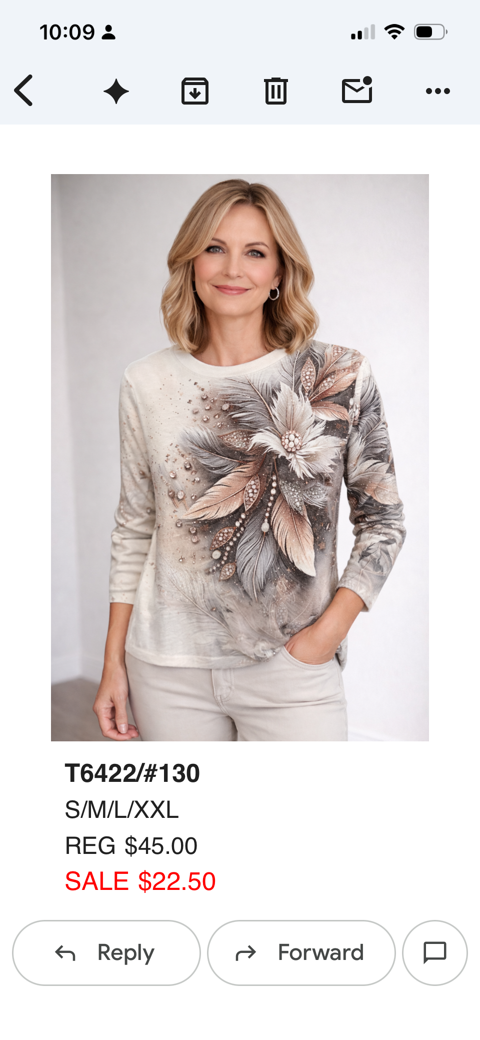 Lady floral cashmerelle sweater
