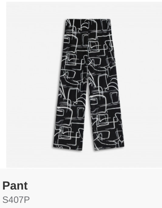 Kelly wide leg stretch knit pant