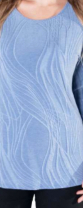 Jacquard blue moon tank top