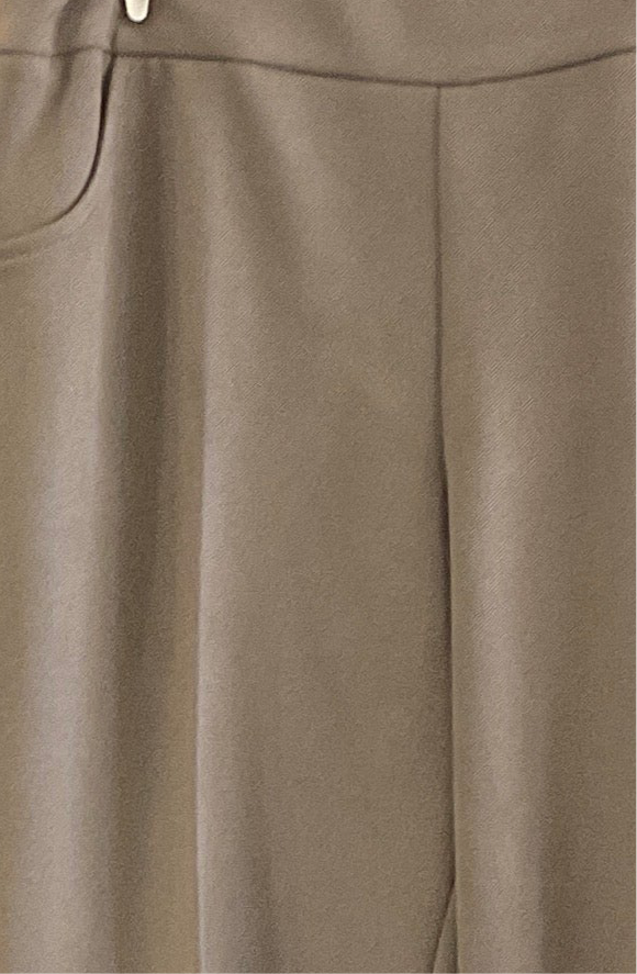 Sandra soft peach twill stretch pant