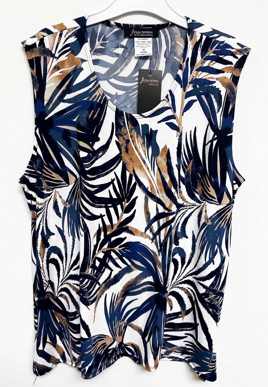 Lizzie printed tank - PLUS (2058X)