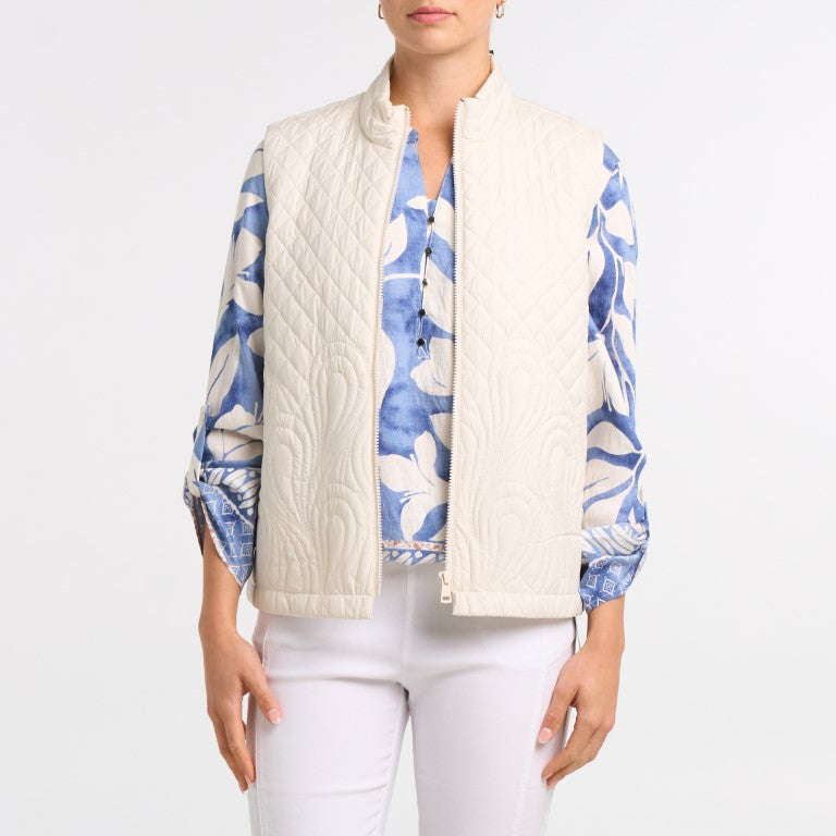 Artisan Paisley Quilted Vest