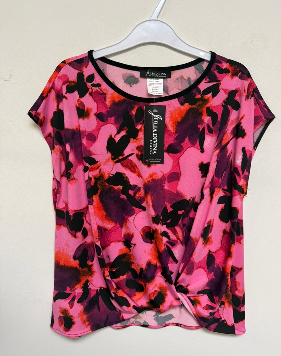Sophia Tie-Front Floral Top