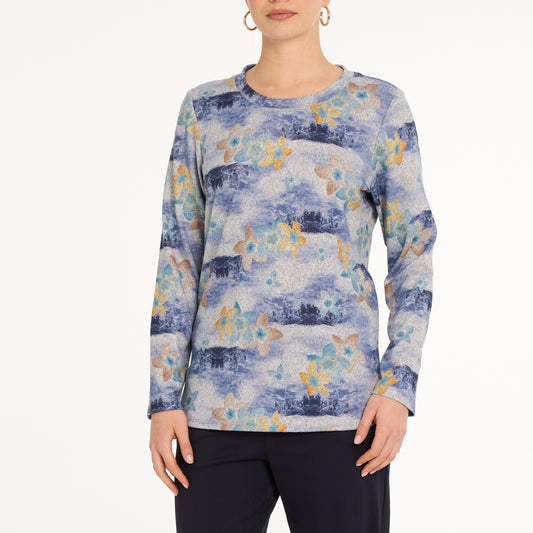 Ariel crewneck long sleeve top