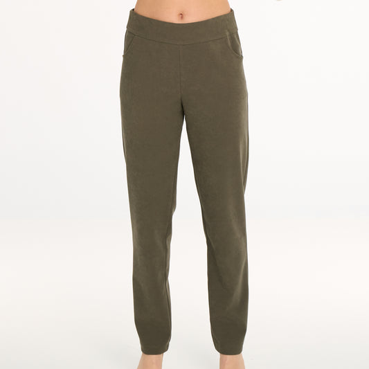 Sandra stretch peach twill pant