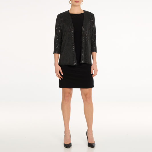 Sandra holiday cascade cardigan