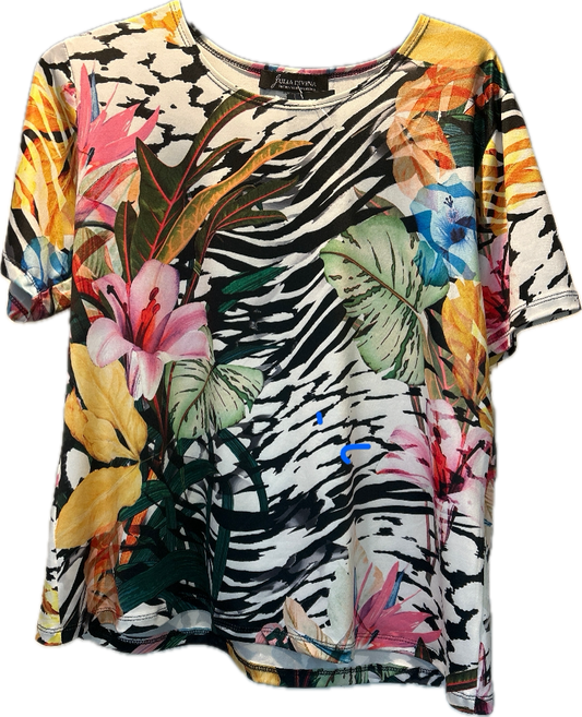 Floral Petite printed T-shirt top