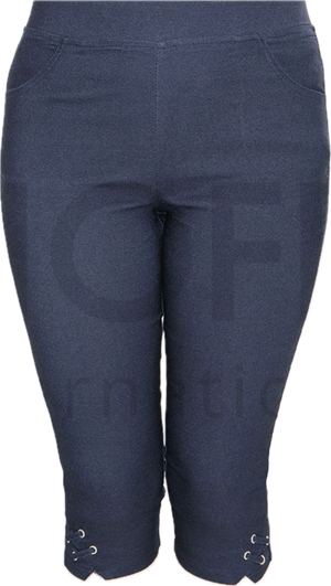 Liisa contour waist capri with pockets