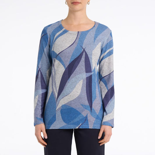 Angie crewneck art to wear knit top