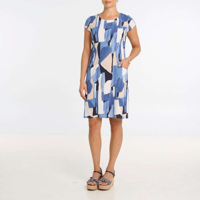 Mandy dress with pockets and cap sleeves