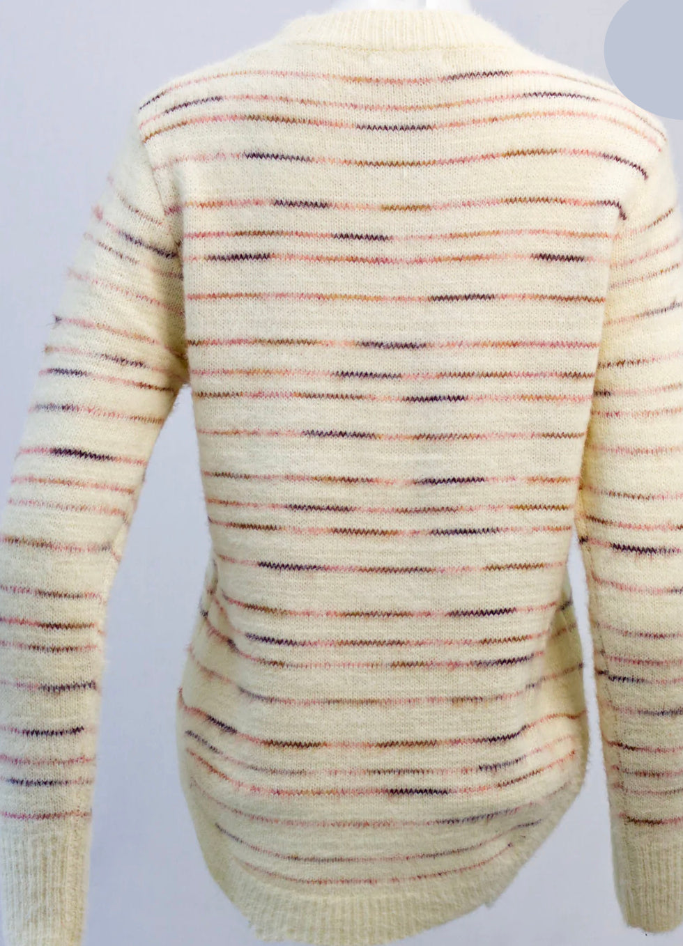 Violet printed cashmerelle crewneck sweater