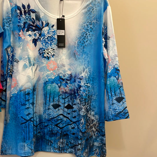 London printed crewneck top